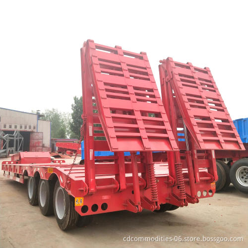 New Standard Low Bed Semi Trailer Made in China for Sale